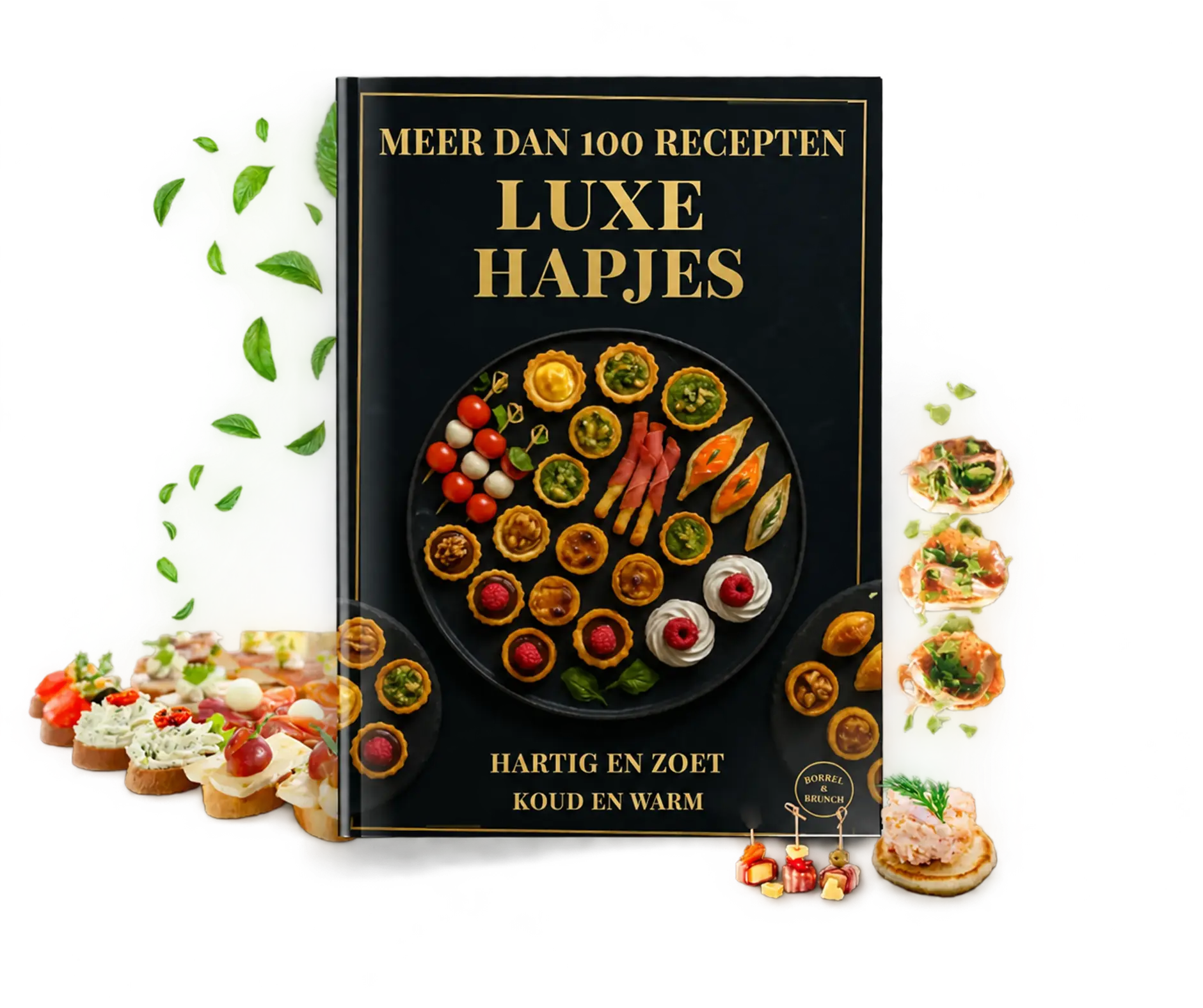 Cover van het e-book Meer dan 100 recepten: luxe hapjes